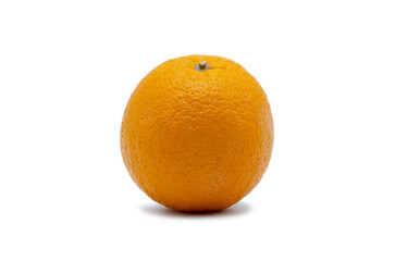 fresh and tasty Valencia orange on a white background