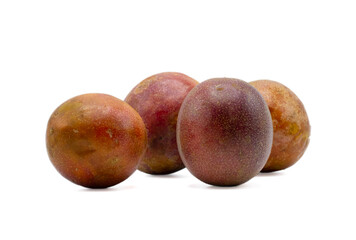 Passion fruit on a white background