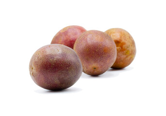 Passion fruit on a white background