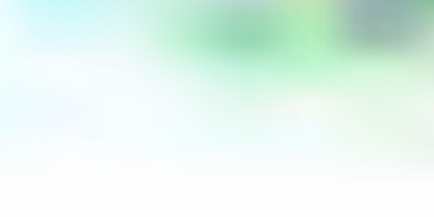 Light blue, green vector abstract blur drawing.