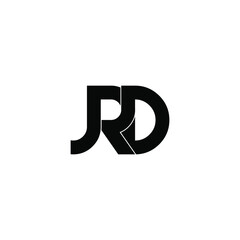 jrd letter original monogram logo design