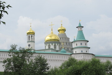 Fototapeta na wymiar Russia, Moscow region, New-Jerusalem Monastery, July 2020 (141)