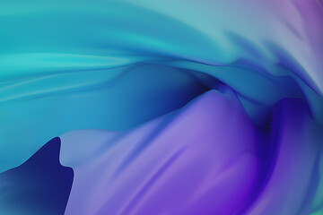 Beautiful luxury elegant backdrop with silk fabric drapery. 3d illustration, 3d rendering.