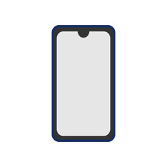 Phone With Notch Vector Design for Icon, Symbol, Template, and Logo
