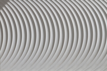 Part of the circle in the form of convex waves of texture 3d.
