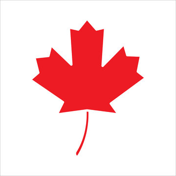 Maple leaf canadian icon