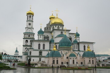 Fototapeta na wymiar Russia, Moscow region, New-Jerusalem Monastery, July 2020 (2)