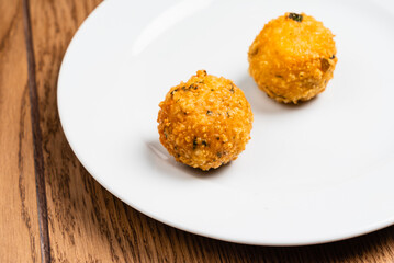 fried rice balls
