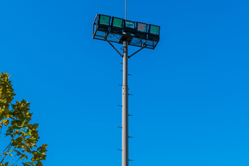 Set of stadium lights