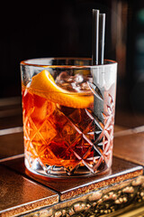 tasty cocktail in the bar