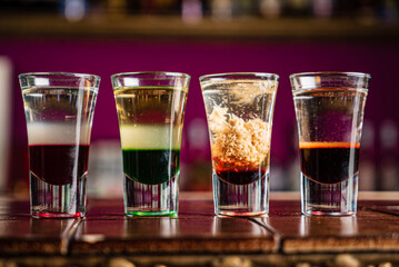 tasty cocktail in bar