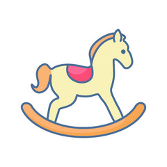 color icon for menu store, horse toy