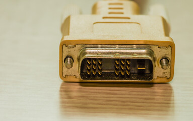 DVI-D single link video display connector