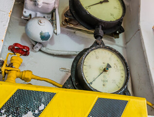 Old pressure gauges