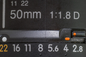 Close up  50mm f1.8g lens