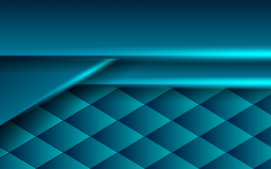 luxury abstract premium blue vector background with blue line.Overlap layers with paper effect. digital template. Realistic light effect .vector illustration.