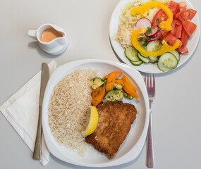 leckeres Schnitzel Cordon bleu