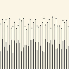 Seamless Chaotic Pattern. Minimal Swatch Background