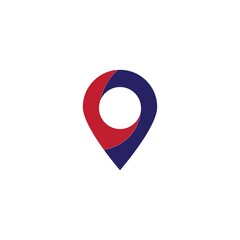 Location point Logo vector