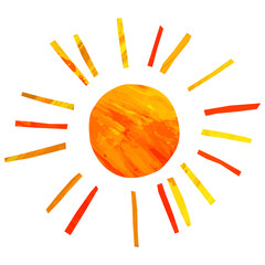 ベクター　晴れのイラスト