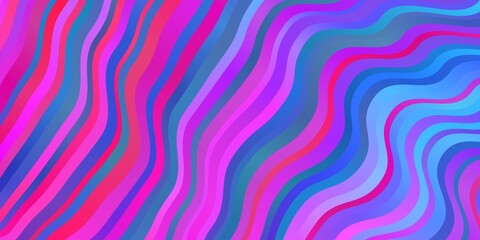 Light Pink, Blue vector backdrop with circular arc.