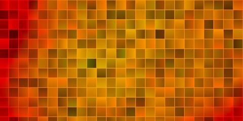 Light Orange vector background in polygonal style.