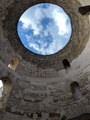 ruins and sky