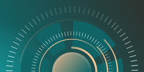 Green abstract futuristic circuit computer internet technology board business background