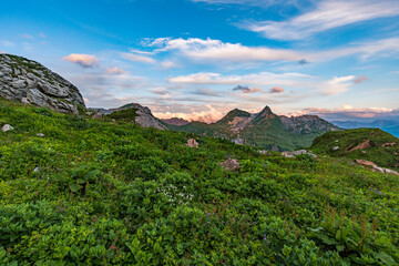Fantastic hike in the Lechquellen Mountains in Vorarlberg Austria
