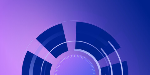 UI HUD screen tech system innovation concept background template. vector illustration