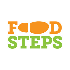 foodsteps logo vector