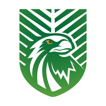 palm shield and eagle protection logo security