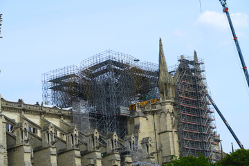 Chantier de rénovation de Notre Dame de Paris