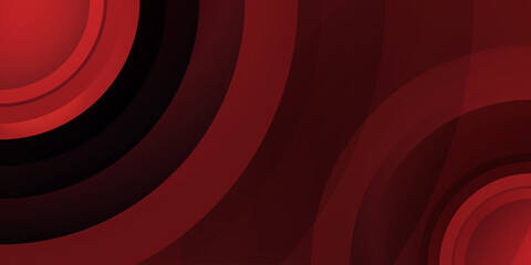 Abstract lines pattern technology on red gradients background.