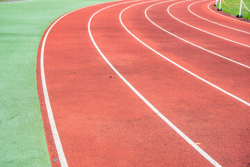 陸上競技場のトラックイメージ