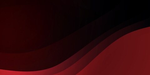 Vector abstract red wavy background. Curve flow motion. Abstract red background. Vector Illustration