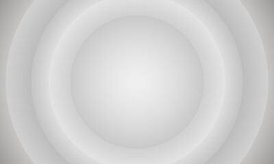 White 3d circle background. Abstract round geometric background