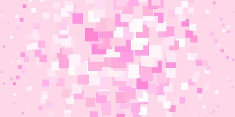 Light Pink, Yellow vector background in polygonal style. Colorful illustration with gradient rectangles and squares. Pattern for commercials, ads.