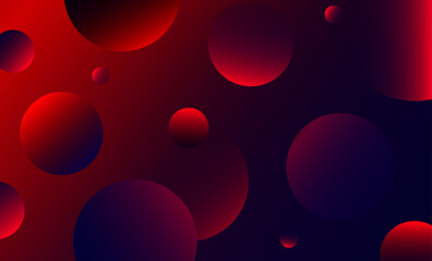 Blue and red modern abstract minimal geometric blur background. Modern concept for graphic and backround Cool and Trendy shape gradient design 