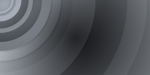 Obraz premium Black metal grey gray neutral carbon 3D shadow layered abstract background modern minimalist for presentation design. Suit for business, corporate, institution, party, festive, seminar, and talks.