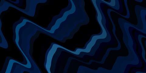 Light BLUE vector layout with curves. Gradient illustration in simple style with bows. Pattern for websites, landing pages.