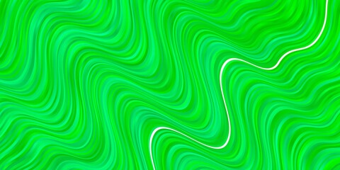 Light Green, Yellow vector pattern with wry lines. Colorful illustration, which consists of curves. Template for cellphones.