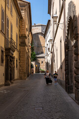 archittetura of vi and buildings in the center of orvieto
