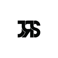 jrs letter original monogram logo design