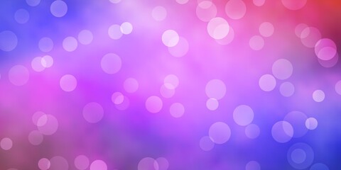 Light Blue, Red vector layout with circles. Abstract illustration with colorful spots in nature style. Pattern for booklets, leaflets.