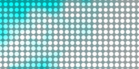 Light BLUE vector backdrop with circles. Abstract illustration with colorful spots in nature style. Pattern for booklets, leaflets.