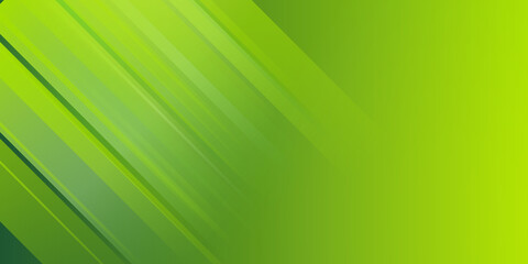Abstract modern green lines presentation background vector illustration