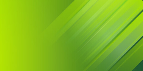 Abstract modern green lines presentation background vector illustration