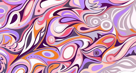 Vector abstract pattern. Oil stains background