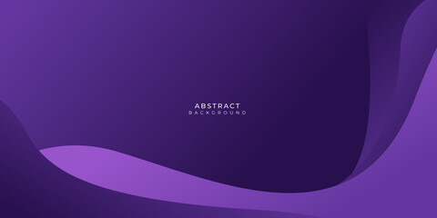 Vector abstract purple presentation background with curve wave stripes. Geometric illustration with gradient. Background texture design for poster, banner, card and template. Vector illustration